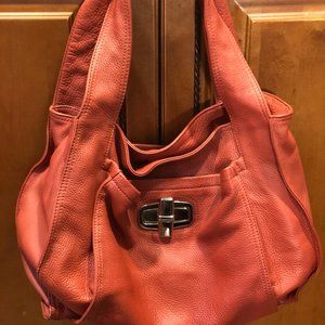 B. Makowsky Rust Shoulder Bag